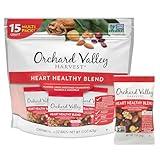 Orchard Valley Harvest Heart Healthy Blend, 1 Ounce Bags (Pack of 15), Almonds, Cranberries, Walnuts, and Chickpeas, Gluten Free, Non-GMO, No Artificial Ingredients, Healthy Snacks for Adults