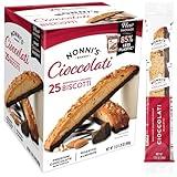 Nonni's Biscotti Value Pack with Larger Cookies, Cioccolati, Red, Cioccolati Roasted Almond, 33.25 oz