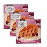 Chocolitaly Italian Cake with Sour Cherry Filling | 450g Each | Pack of 3 | Wholemeal Spelt Flour & Brown Sugar Dessert | Traditional Pastry | Small Batch Baked | Made in Italy