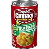 Campbell’s Chunky Healthy Request Soup, Split Pea Soup With Ham, 19 Oz Can