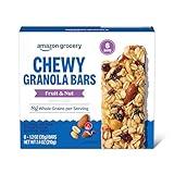 Amazon Grocery, Fruit & Nut Chewy Granola Bars, 7.4 Oz, 6 Ct (Previously Happy Belly, Packaging May Vary)