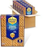 Honey Maid Fresh Stacks Graham Crackers, Bulk Travel Snacks, 6 Boxes (36 Multi Snack Packs)