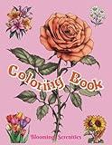 Coloring Book Flowers for Stress Relieving, Art Therapy & Relaxation: Coloring Book for Kids, Women and Adults, Coloring Book for adults - Relaxation ... Learning, Flower Coloring Book for all ages