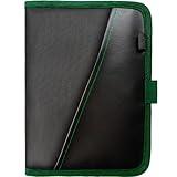 Glove Box Compartment Organizer - Car Document Holder - Owner Manual Case Pouch - Vehicle Storage Wallet for Registration & Insurance Card - Premium Auto Paperwork Holder - Log Book included - Green