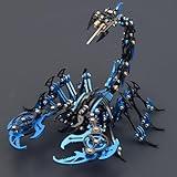 YUEZUDPO 3D Metal Puzzles for Adults, Scorpion 3D Metal Model Kits to Build DIY Colorful 3D Puzzle Ornaments for Adults,Teens Birthday Christmas