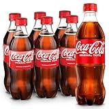 Coca-Cola Soda Soft Drinks, 16.9 fl oz Bottles, 6 Pack - Classic Cola Soft Drink Pack