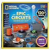 National Geographic Circuit Maker Kit - Electronics Kit for Kids with 120 Electrical Circuit Projects, Electric Circuit STEM Toy, Electronic Projects, Electrical Circuit Kit for Kids, Electricity Kit