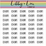 Exam or Test Planner Stickers | College | High School | Academic Planner | Libby and Lou Sticker Co