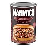 Manwich Sloppy Joe Sauce, Thick and Chunky, Canned Sauce, 15.5 oz.