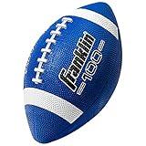 Franklin Sports Grip-Rite 100 Rubber Junior Football - Blue