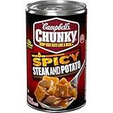 Campbell's Chunky Soup, Spicy Steak and Potato Soup, 18.8 oz Can