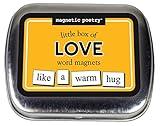 Magnetic Poetry - Little Box of Love Kit - Words for Refrigerator - Write Poems and Letters on The Fridge - Made in The USA