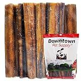 Downtown Pet Supply Jumbo Bully Sticks for Dogs - Natural Beef Chews, Low-Odor & Rawhide-Free, Long Lasting Dog Treats for Aggressive Chewers - Healthy, Safe & Delicious Chews Dogs Love (12" 24 Pack)