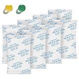 Silica Gel Packets – 50 Gram 35 Packs Desiccant Packs, Moisture Absorbers for Food Storage with Color Indicating, Food Grade Silica Packets for Foods, Seeds, 3D Filaments, Electronics, Safes