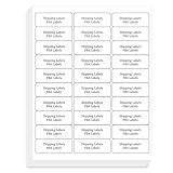 FungLam 1" x 2-5/8" Shipping Address Labels 900 Label Stickers Paper for Laser/Inkjet Printer 30 per Page Printable Mailing Labels (30 Sheets, 900 Labels)