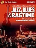 Jazz, Blues, and Ragtime - Traditional Fiddle Music from Around the World Violin and Piano Book/Audio Online