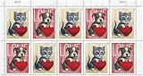 Love 2023 Forever First Class Postage Stamps - Valentine, Wedding, Celebration, Anniversary, Romance, Party 1/2 Sheet (10 Stamps)