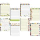 8 Pcs Cute Note Pads Fun Pattern Notepads for Women Colorful Scratch Memo Gift for Refrigerator Office Home to Do List Supplies,30 Sheets Per,4 x 5.6''