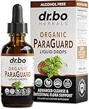 ParaGuard Cleanse Liquid Organic Detox - Organic Intestinal Guard Formula Supplement for Humans with Black Walnut Wormwood Clove & Oregano Tincture - Natural Herbal Intestine Body Gut Cleanser 2 oz