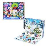 Littlest Pet Shop - Deluxe Holiday Calendar - Series 4 Advent Calendar -Gen 7 Authentic LPS Bobble Head Toy Figure, Collectible Toy Animal, Ages 4+