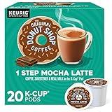 The Original Donut Shop Mocha One-Step Latte, Single Serve Coffee K-Cup Pod, Flavored Coffee, 20 Count