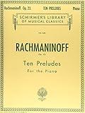 10 Preludes, Op. 23: Schirmer Library of Classics Volume 1630 Piano Solo