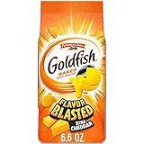 Goldfish Flavor Blasted Xtra Cheddar Cheese Crackers, Baked Snack Crackers, 6.6 oz Bag