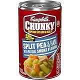 Campbell’s Chunky Soup, Split Pea Soup With Ham, 19 Oz Can