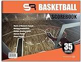 Score It Right Basketball Scorebook – 16-Player Men’s and Women’s Basketball Score Keeping Book – Basketball Game Score Book for Individual and Team Stats – 9.25 x 12-inch Hardcover Book