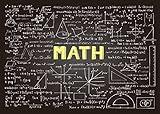 BELECO 7x5ft Fabric Math Chalkboard Backdrop Mathematics Formulas Equations Hand Drawn Classroom Blackboard Math Background for Photography Science Math Theme Party Decorations Photo Studio Props