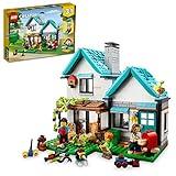 LEGO Creator 3 in 1 Cozy House Building Toys - Toy Figures & Pretend Play Playsets for Boys & Girls, Ages 8+ - 3 Building Options - Gift for Birthdays - 31139