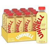 Unwell Hydration Electrolyte Drink For Rapid Hydration + Focus – Mango Citrus, 12 Pack