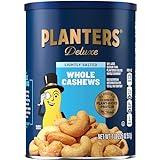 PLANTERS Deluxe Lightly Salted Cashews, Party Snacks, Plant-Based Protein, Quick Snack for Adults, After School Snack, Flavored with Sea Salt, Kosher, 1lb 2.25oz