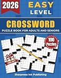 Easy Crossword Puzzle Books For Adults and Seniors - 100 Big Font, Eye-Friendly Puzzles: Engaging Challenges to Boost Your Focus and Keep Your Eyes ... of Fun, Perfect Gift for Cross word Lover