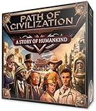 Path of Civilization Board Game - Epic Civilization Strategy Game, Discover The History of Humankind, Family Game for Kids & Adults, Ages 14+, 1-5 Players, 20-100 Min Playtime, Made by Captain Games