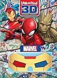 Marvel Spider-man, Avengers, Guardians of the Galaxy, and More! - 3D Look and Find Activity Book! - Iron Man 3D Glasses Included! - PI Kids