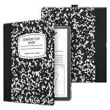 Fintie Slimshell Case for 10.2" Kindle Scribe (2024/2022 Release) - Slim Lightweight Premium PU Leather Book Folio Cover, Auto Sleep/Wake with Pen Holder, Composition Book
