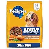 Pedigree Complete Nutrition Adult Dry Dog Food, Roasted Chicken & Vegetable Flavor, 18 lb. Bag