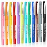 TWOHANDS Felt Tip Pens,Colored pens, Fine Point, Assorted Colors Fineliners,Colord pens Medium Point (0.7mm) Markers for Coloring, Journaling, Note Taking, 22004