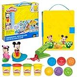 Play-Doh Disney Junior Mickey Mouse Clubhouse, Shape a Story Playset, Storage & Travel, Arts & Crafts Preschool Toys for Kids 2+
