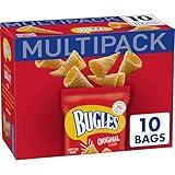 Bugles Original Crispy Corn Snacks, Snack Bags Multipack, 10 Ct, 8.75 oz