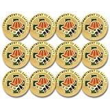 SHOP AWARDS AND GIFTS 1 Inch Commitment To Safety Hard Hat Enameled Lapel Pin, 12 Pack, For Men, Women, Unisex Lapel Pin Award and Gift