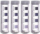 Chlorine Test Strips for Restaurants & Food Services, 4 x Vial of 100 Sanitizer Testing Kits, Precise Bleach Test Strips, 0-200 PPM Testing Kit for Sanitizing Solutions by FryOilSaver Co. FMP 142-1362