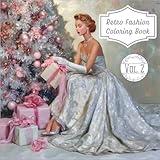 Retro Fashion Christmas Coloring Book Volume 2