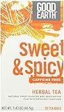 Good Earth Sweet & Spicy Caffeine Free Herbal Tea, 18 Tea Bags