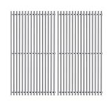 Htanch SF8252 (2-Pack) 16 1/2" Stainless Steel Cooking Grates Grid for Vermont Castings VC3050, VCS3006, VCS3505, VCS3505BI, VCS3506, VM400, VM400XBP, VM406 and for ProChef 34402, 34602