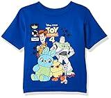 Toy Story Toddler Boy's Disney Pixar Comic Short Sleeve Tshirt - Toddlers Shirt, Royal, 2T, OYSD258-02T