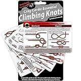Rock Climbing Knots by Crag Cards - Rugged Pocket Guide to 19 Belay, Rappel, Anchor, and Rescue Knots for Rock Climbers
