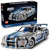 LEGO Technic 2 Fast 2 Furious Nissan Skyline GT-R (R34) Car - DIY Kit and Building Set for Adults - Collectible Model Street Racer with Drift Function - Gift for Car Enthusiasts and Movie Fans - 42210