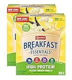 Carnation Breakfast Essentials High Protein Nutritional Powder Drink Mix Packets Vanilla, 13.1 Ounce (Pack of 2)